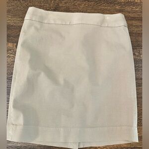 BR khaki stretch skirt